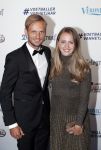 Hilversum 2 september 2019
Voetbalgala bij studio 21 .Siem de Jong met zijn zwangere vrouw