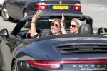 Amsterdam 26 augustus 2019
Sonja Bakker en haar vriend Barry v Suijdam in een porsche 911 cabrio in Amsterdam zuid