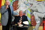 Vlaardingen 13 oktober 2020
Bassie en Adriaan openen in het Vlaardings Museum hun expositie over hun carrierre .
Bas v Toor en Aad v Toor hun vrouwen zijn natullrlijk ook aanwezig.