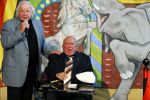 Vlaardingen 13 oktober 2020
Bassie en Adriaan openen in het Vlaardings Museum hun expositie over hun carrierre .
Bas v Toor en Aad v Toor hun vrouwen zijn natullrlijk ook aanwezig.