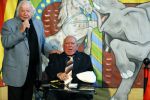 Vlaardingen 13 oktober 2020
Bassie en Adriaan openen in het Vlaardings Museum hun expositie over hun carrierre .
Bas v Toor en Aad v Toor hun vrouwen zijn natullrlijk ook aanwezig.
