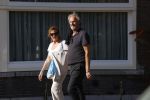 Amsterdam 20 september 2020
Bert Kuizenga en zijn vrouw Astrid wandelend op straat in Amsterdam zuid
