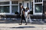 Amsterdam 20 september 2020
Bert Kuizenga en zijn vrouw Astrid wandelend op straat in Amsterdam zuid