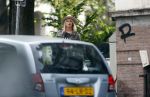 Amsterdam 30 september 2020
Bridget Maasland arriveert met haar zoon Mees  bij haar huis