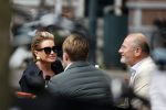 Amsterdam 23 september 2020
Connie Witteman met haar ex vriend Frans v Maarschalkerwaart op terras op de cornelis schuytstraat