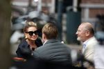 Amsterdam 23 september 2020
Connie Witteman met haar ex vriend Frans v Maarschalkerwaart op terras op de cornelis schuytstraat