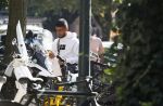 Amsterdam 22 september 2020
Naci Unuvar en zijn manager Mo Salem op de cornelis schuytstraat