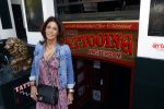 Amsterdam 18 september 2020
Rachel Hazes laat een tatoo zetten bij Hankypanky tatooshop op de wallen. Het woord mama wordt getatoeerd met daarin as van haar moeder.