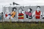 Amsterdam 29 september 2020
Muurschilderingen met Bobby Haarms Ruud Gullit Nouri Stanley menzo Co Stompe Louis v gaal en Gerie Kneteman