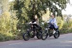 Amsterdam 22 september 2020
Skyler en Lia Witschge op hun electrische Knaap fietsen