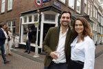 Amsterdam 27 september 2020
Expositie Davide Heijmans . De expositie heet 24/24 San remo en  hangt bij restaurant La Trattoria Di Donna Sofia in de Jordaan. Davide met partner Thierry Baudet
