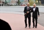 Leusden 25 september 2021
Premiere Nummer 14 ( Johan Cruijff ) in het AFAS Theater. Adjiedj Bakas met zijn partner