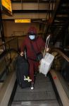 Amsterdam 17 oktober 2021
Andre Hazes en zijn moeder rachel Hazes rriveren op schiphol nadat Andre 4 weken in Spanje is geweest.
