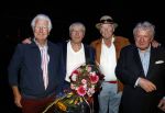 Hoofddorp 19 september 2021
Premiere van Barrie Stevens in de schouwburg van Hoofddorp. barrie Peter faber Willibrord Frequin en Gerard Cox