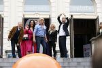 Amsterdam 2 september 2021
Aftrap van Stoptober bij Vondel CS.
Aanwezig Patricia PaaY Hans Klok Bill v Dijk  Louisa en Rowan en Patrick Martens .