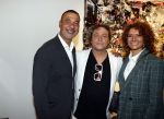 Amsterdam 6 oktober 2021
Opening expositie Bram Reijnders . Nicolette v dam is de host van de avond. Bram met Ruud Gullit en Karin de Rooij