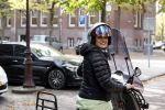 Amsterdam 11 oktober 2021
Presentatie fit platform van Antje Monteiro fit at home health & lifestyle. Chimene v Oosterhout en tanja Jess kwamen op vespa scooter