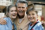 Amsterdam 18 september 2021
Emile Ratelband met zijn kinderen Emilio en Royce op de PC Hooftstraat