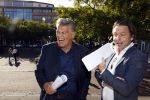 Utrecht 15 oktober 2021
Rechtszaak Emile Ratelband met zijn ex Moon in rechtbank van Utrecht . Emile met Matthijs Albers