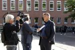 Utrecht 15 oktober 2021
Rechtszaak Emile Ratelband met zijn ex Moon in rechtbank van Utrecht .
