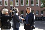 Utrecht 15 oktober 2021
Rechtszaak Emile Ratelband met zijn ex Moon in rechtbank van Utrecht .