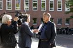 Utrecht 15 oktober 2021
Rechtszaak Emile Ratelband met zijn ex Moon in rechtbank van Utrecht .