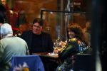 Amsterdam 4 oktober 2021
Frank masmeijer met zijn vriendin Anita Oostingh op terras bij v Dam in Amsterdam zuid