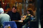 Amsterdam 4 oktober 2021
Frank masmeijer met zijn vriendin Anita Oostingh op terras bij v Dam in Amsterdam zuid