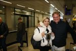 Schiphol 17 oktober 2021
Gallyon v Vessem met haar man op schiphol