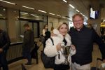 Schiphol 17 oktober 2021
Gallyon v Vessem met haar man op schiphol