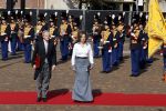 Den Haag 21 september 2021
Prinsjesdag in Den Haag 2021. De troonrede is in de grote kerk. Aanwezig namens de koninklijke familie zijn Koning Willem Alexander en Koningin Maxima Prins Constantijn en Prinses Laurentien. Grootmeesteres Bibi van Zuylen van Nijevelt-den Beer Poortugael en Grootmeester Chris Breedveld
