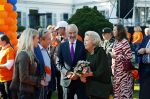 Soestdijk 9 oktober 2021
65 jaar prinses Beatrix spierenfonds op paleis Soestdijk.
Hans kazan kwam met zijn vrouw Wendy en hun dochter Lara met haar vriend .