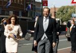 Den Haag 21 september 2021
Prinsjesdag in Den Haag 2021. De troonrede is in de grote kerk. Aanwezig namens de koninklijke familie zijn Koning Willem Alexander en Koningin Maxima Prins Constantijn en Prinses Laurentien. Hugo de Jonge