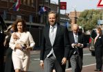 Den Haag 21 september 2021
Prinsjesdag in Den Haag 2021. De troonrede is in de grote kerk. Aanwezig namens de koninklijke familie zijn Koning Willem Alexander en Koningin Maxima Prins Constantijn en Prinses Laurentien. Hugo de Jonge