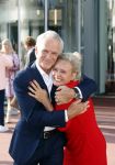 Leusden 25 september 2021
Premiere Nummer 14 ( Johan Cruijff ) in het AFAS Theater. Jaap Jongbloed met zijn vrouw inge