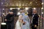 Amsterdam 14 oktober 2021
Televizierring gala in Carre Amsterdam.. De winnaar is Jessica Villerius met de kinderen van Ruinerwold