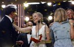 Amsterdam 14 oktober 2021
Televizierring gala in Carre Amsterdam.. De winnaar is Jessica Villerius met de kinderen van Ruinerwold