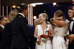 Amsterdam 14 oktober 2021
Televizierring gala in Carre Amsterdam.. De winnaar is Jessica Villerius met de kinderen van Ruinerwold