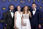 Amsterdam 14 oktober 2021
Televizierring gala in Carre Amsterdam.. De winnaar is Jessica Villerius met de kinderen van Ruinerwold
