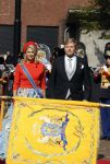 Den Haag 21 september 2021
Prinsjesdag in Den Haag 2021. De troonrede is in de grote kerk. Aanwezig namens de koninklijke familie zijn Koning Willem Alexander en Koningin Maxima Prins Constantijn en Prinses Laurentien.