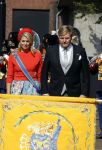 Den Haag 21 september 2021
Prinsjesdag in Den Haag 2021. De troonrede is in de grote kerk. Aanwezig namens de koninklijke familie zijn Koning Willem Alexander en Koningin Maxima Prins Constantijn en Prinses Laurentien.