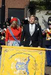 Den Haag 21 september 2021
Prinsjesdag in Den Haag 2021. De troonrede is in de grote kerk. Aanwezig namens de koninklijke familie zijn Koning Willem Alexander en Koningin Maxima Prins Constantijn en Prinses Laurentien.