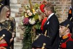 Den Haag 21 september 2021
Prinsjesdag in Den Haag 2021. De troonrede is in de grote kerk. Aanwezig namens de koninklijke familie zijn Koning Willem Alexander en Koningin Maxima Prins Constantijn en Prinses Laurentien.
