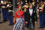 Den Haag 21 september 2021
Prinsjesdag in Den Haag 2021. De troonrede is in de grote kerk. Aanwezig namens de koninklijke familie zijn Koning Willem Alexander en Koningin Maxima Prins Constantijn en Prinses Laurentien.