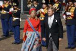 Den Haag 21 september 2021
Prinsjesdag in Den Haag 2021. De troonrede is in de grote kerk. Aanwezig namens de koninklijke familie zijn Koning Willem Alexander en Koningin Maxima Prins Constantijn en Prinses Laurentien.