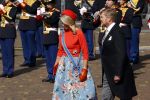 Den Haag 21 september 2021
Prinsjesdag in Den Haag 2021. De troonrede is in de grote kerk. Aanwezig namens de koninklijke familie zijn Koning Willem Alexander en Koningin Maxima Prins Constantijn en Prinses Laurentien.