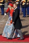 Den Haag 21 september 2021
Prinsjesdag in Den Haag 2021. De troonrede is in de grote kerk. Aanwezig namens de koninklijke familie zijn Koning Willem Alexander en Koningin Maxima Prins Constantijn en Prinses Laurentien.