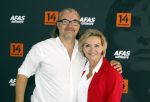 Leusden 25 september 2021
Premiere Nummer 14 ( Johan Cruijff ) in het AFAS Theater. Mariska v Kolck met broer