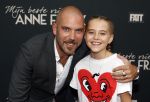 Amsterdam 6 september 2021
Premiere Mijn beste vriendin Anne Frank in Tuschinski.
Matteo v d Grijn met zijn dochter