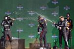 Zandvoort 5 september 2021
Max Verstappen wint de GP F1 van Nederland . Hij staat op het podium met Lewis Hamilton en Valteri Bottas. Charlene de Carvalho Heineken reikt de prijzen uit.